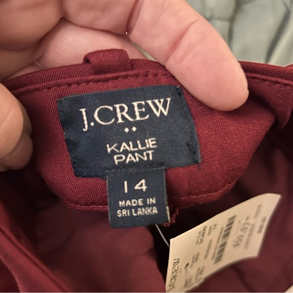 J Crew Factory size 14 NWT Kallie straight-leg pant - Picture 3 of 6